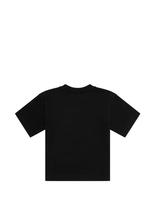 T-shirt unisex Moschino Kid Teen maxi nera MOSCHINO KID-TEEN | HUM05MLAA0160100